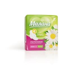 Прокладки «Милана» Ultra Dry Normal Deo Ромашка, 10 шт./уп