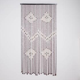 Штора-занавеска декоративная межкомнатная, деревянная, 90×170 см, 27 нитей