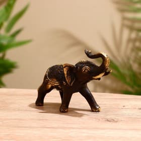 Сувенир «Королевский слон», 3.5×10.5×7.5 см, бронза