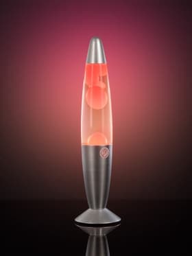 Лава - лампа RISALUX «Ракета», Е14, 30 Вт, от сети 220 В, серебристая, 34×8.5×8.5 см