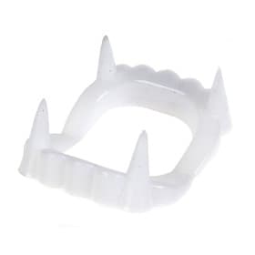 Челюсть «Вампир», белая