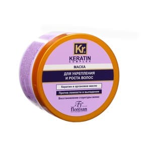 Маска для укрепления и роста волос Floresan «Кератиновая», 450 мл