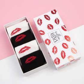 Носки женские KAFTAN Million kisses, набор 4 пары, размер 36-39