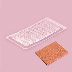 Форма для шоколада «Шоколад пористый», пластик, 21.5×11.5×1 см, прозрачная