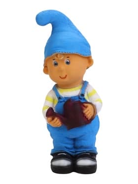Садовая фигура из полистоуна «Мальчик-гном с лейкой», 33×13×13 см