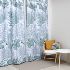 Шторы портьерные «Этель» Tropics, 145×260 см, 2 шт., габардин