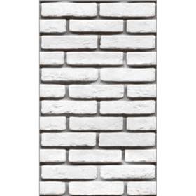 Стеновая панель ПВХ «Кирпич Барокко 734» Slim Premium, 2600×250 мм, цвет белый