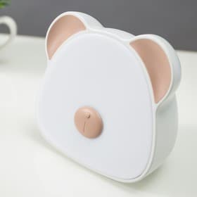 Ночник сенсорный «Мишка» LED 1 Вт 3000-6000К USB АКБ бело-бежевый 6×11×10 см RISALUX