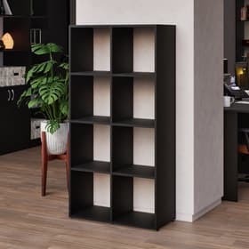 Стеллаж кубический «Клик Мебель. Куб - 8», 720×330×1412 мм, цвет чёрный матовый