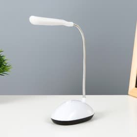 Настольная лампа «Световой луч» LED от батареек белый 5×8.5×20 см RISALUX