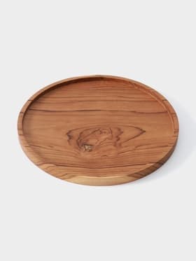 Блюдо, 25×25×2 см, тиковое дерево