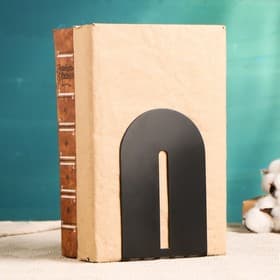 Держатель - подставка для книг «Минимализм», чёрный, 1 шт.