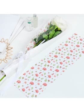 Пакет для цветов с вкладышем «Любимой мамочке»