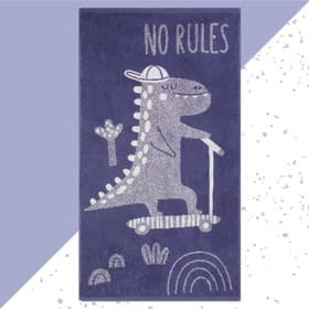 Полотенце махровое «Этель» No rules, 70×130 см, хлопок 100%