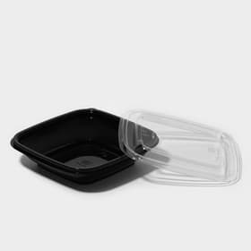 Крышка для контейнера одноразовая, ЮПК-1616, пластик, 16×1.4 см, прозрачная