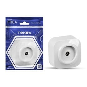 Розетка ТВ TOKOV ELECTRIC Frea, IP20, одноместная, АБС-пластик, белая, TKE-FR-A1C-C01