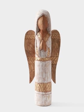 Сувенир «Ангел», 24×13×54 см, манговое дерево