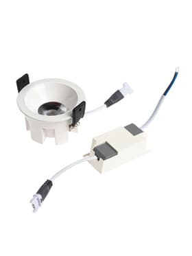 Светильник светодиодный, встраиваемый, 6 Вт, 4000К, с драйвером, D65, белый