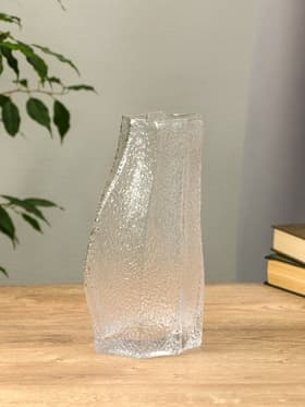 Ваза для цветов «Дженис», 25×12×8 см, стекло, прозрачная