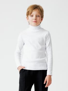 Водолазка детская MINAKU, белая, рост 122 см