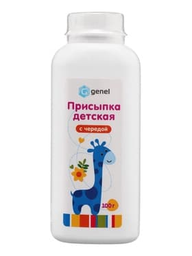 Присыпка детская «Звери», с чередой, 100 г