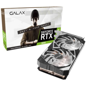 Видеокарта GALAX GeForce RTX3050 EX 1-Click OC 8GB GDDR6 128bit 1837Mhz/14000Mhz RGB DUAL Fan HDMI 3xDisplayPort [35NSL8MD6YEX]