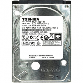 Жесткий диск HDD 1TB, Toshiba, 5400rpm, slim, для ноутбука
