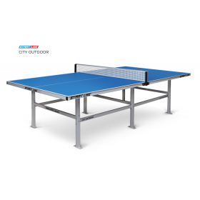 Теннисный стол City Outdoor 6 мм, с сеткой Синий 60-710