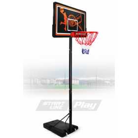 Баскетбольная стойка StartLine Play Standart 003F (высота 150-305 см, р-р. щита 112х72х6,6 см, кольцо 45 см) SLP-003FB Ош