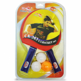 Набор для настольного тенниса Double Fish 2 Ракетки, 3 мяча, упаковано в блистер CK-303 Ош
