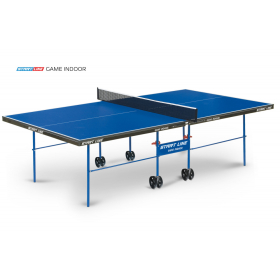 Теннисный стол Game Indoor с сеткой Синий 6031