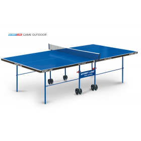 Теннисный стол Game Outdoor с сеткой Синий 6034