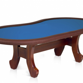 Стол для покера «Калифорния»,сосна,(780 мм*2680 мм*1400 мм), Iwan Simonis Electric blue