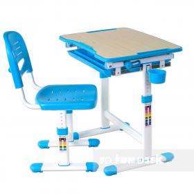 Комплект: парта-трансформер + стул Piccolino BLUE Ош