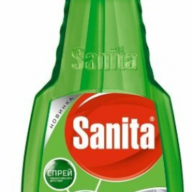 Спрей для стекол 'SANITA' (Скандинавская весна) против запотевания 500 г (15  ) Ош