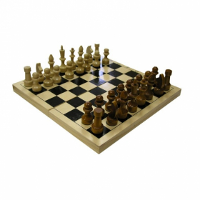 Шахматы обиходные лакированные с доской 290*145*38 (P-1)