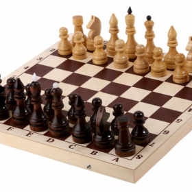 Шахматы турнирные в комплекте с доской 400*200*55 (Е-1)