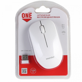 Мышь SmartBuy ONE 370 бело-серая (SBM-370AG-WG)