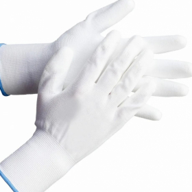Перчатки 'Для сборочных работ', нейлон, в и/у, 10(XL), белые, Fiberon Ош