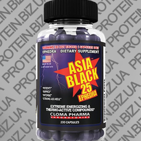 Жиросжигатель Cloma Pharma Asia Black 100 капсул