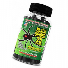 Жиросжигатель Cloma Pharma Black Spider 25 100 капсул