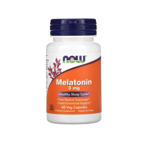Мелатонин Now 3 мг 60 капсул Ош