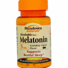 Мелатонин Sundown Naturals Melatonin 5 mg, 90 таблеток