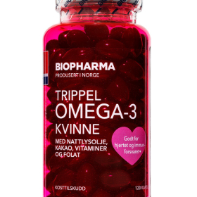 Омега кислоты Biopharma Trippel Omega-3 Kvinne (Норвегия) 120 капсул