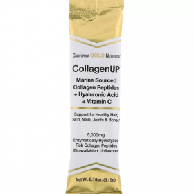 Препарат для суставов California Gold Nutrition Hydrolyzed Collagen + Hyaluronic Acid + Vitamin C 10 пак Ош