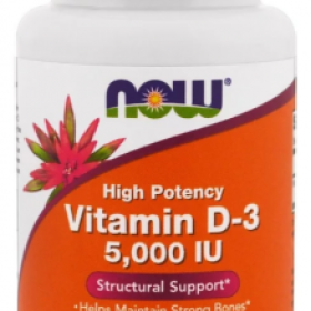Витаминный комплекс Now Витамин D-3 5 000 IU 120 капсул