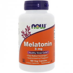Now Мелатонин 5 мг, 60 капсул