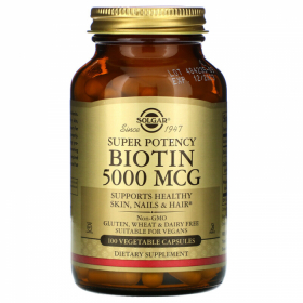 Витаминный комплекс Solgar биотин 5000 мкг 100 капсул
