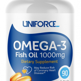Омега кислоты UNIFORCE Omega-3 1000 mg 90 капсул Ош