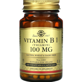 Витаминный комплекс Solgar Vitamin B1 (Thiamin) 100 mg 100 капсул